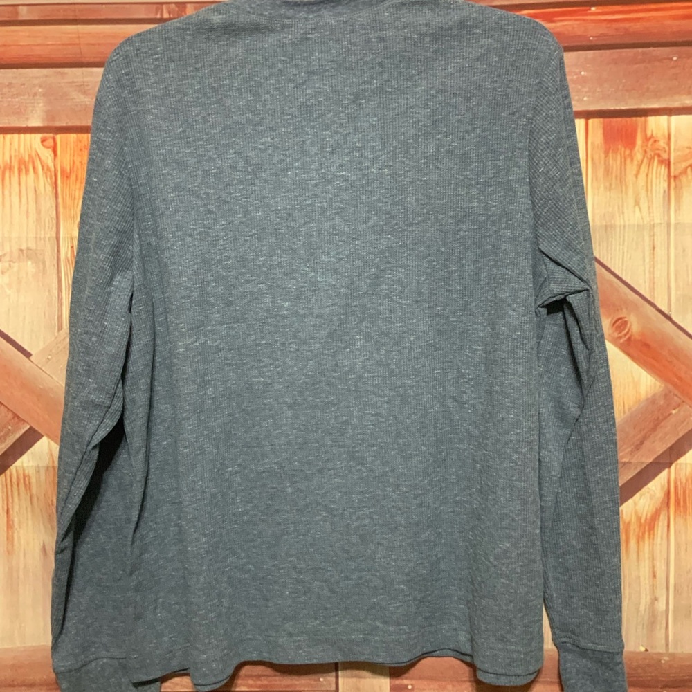 Gray Sioux Falls Renegades long sleeve waffle Henley. Great graphics. - Picture 3 of 3